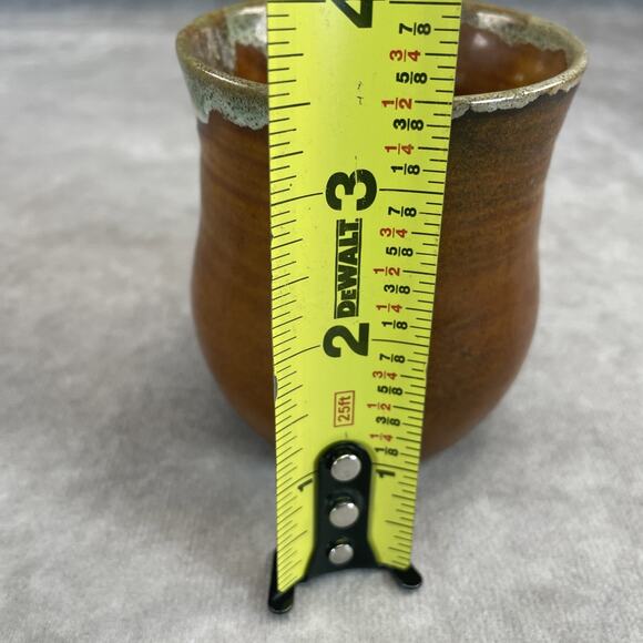 Van Briggle 1920s Art Pottery Brown Glaze Ceramic Miniature Cabinet Vase 3.5" - Picture 3 of 6